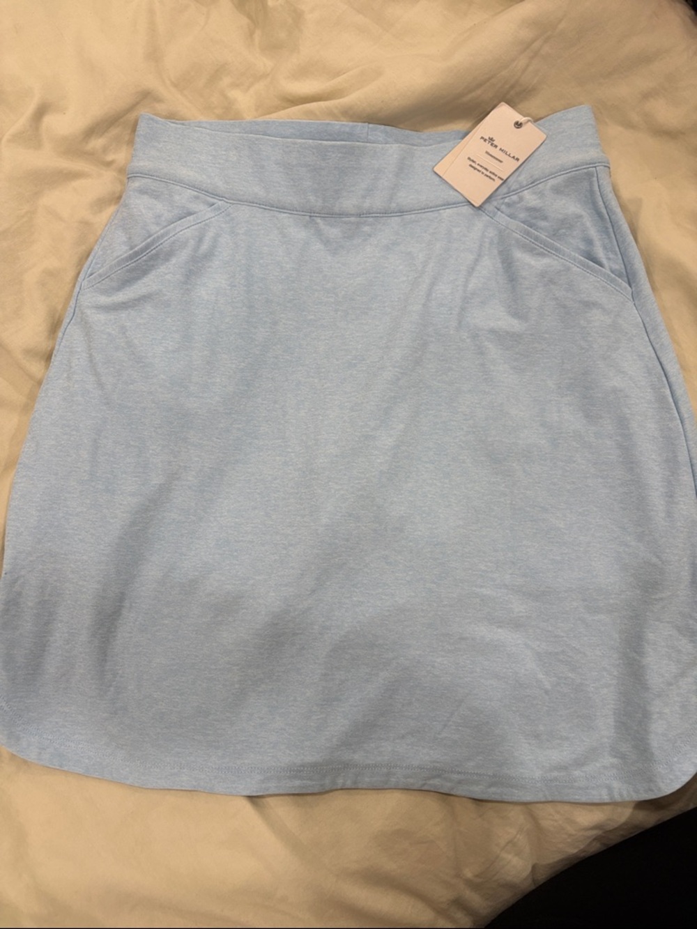 Peter Millar Light Blue A-Line Golf Skort